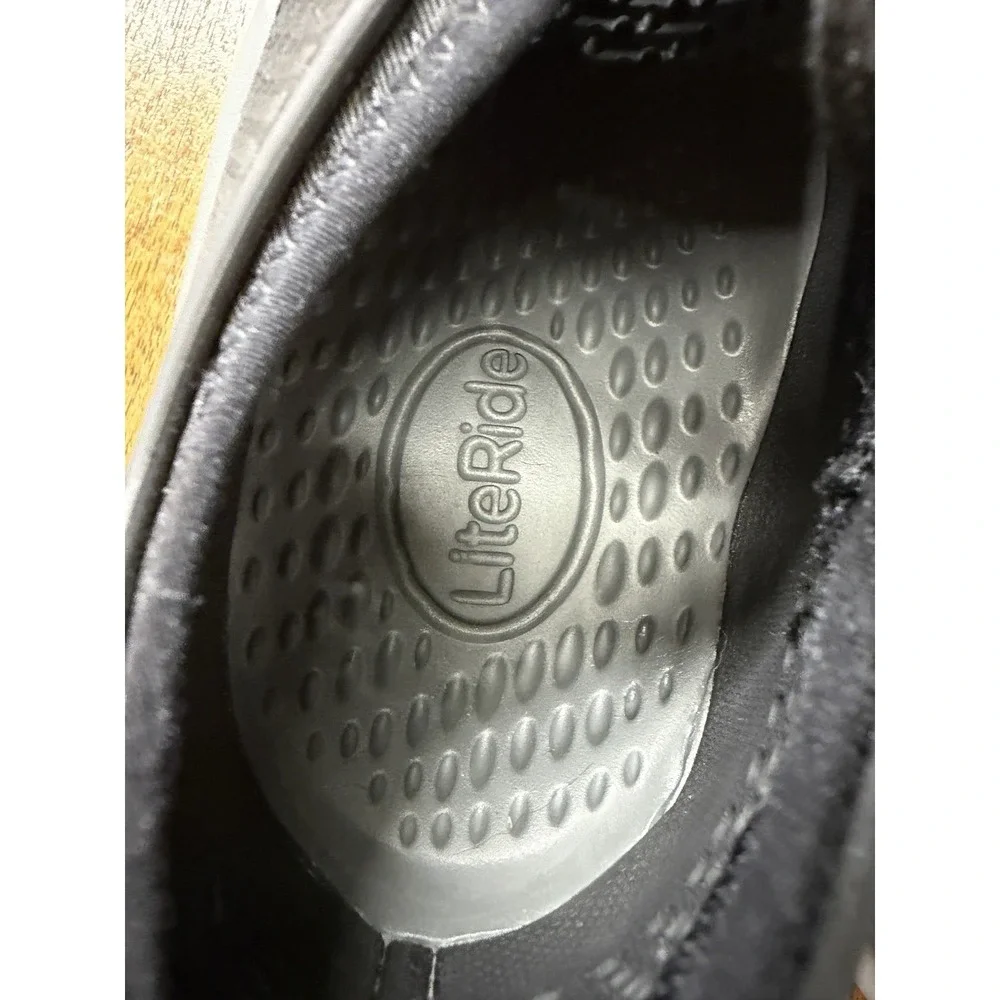 Crocs LiteRide 360 Pacer Athletic Sneakers Women's Black Lace-Up Shoes Size 7